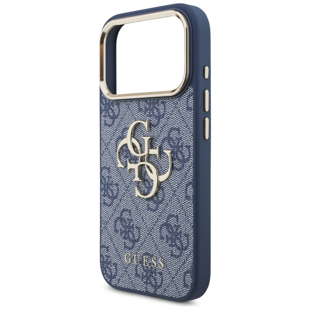 Capa para Apple iPhone 18 Pro Max / 17 Pro Max, Guess, 4G Big Classic Logo, Azul