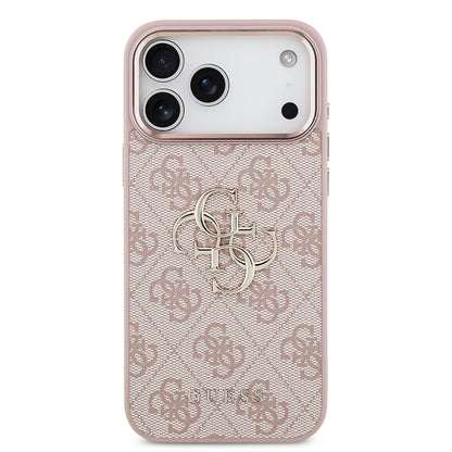 Capa para Apple iPhone 18 Pro Max / 17 Pro Max, Guess, 4G Big Classic Logo, Rosa
