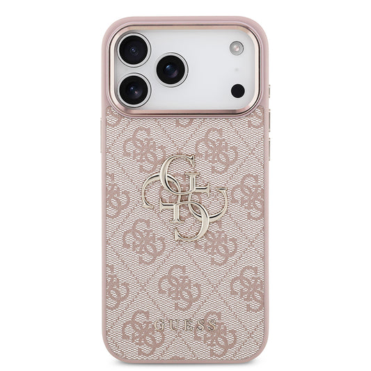 Capa para Apple iPhone 18 Pro Max / 17 Pro Max, Guess, 4G Big Classic Logo, Rosa