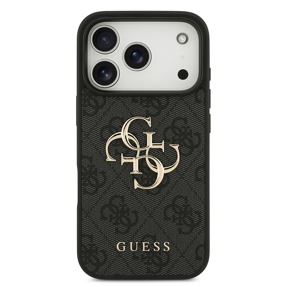 Capa para Apple iPhone 18 Pro Max / 17 Pro Max, Guess, 4G Big Logo, Preta