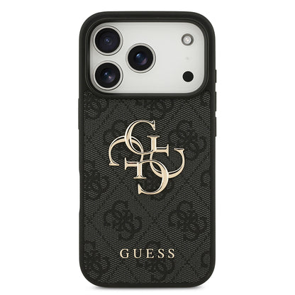 Capa para Apple iPhone 18 Pro Max / 17 Pro Max, Guess, 4G Big Logo, Preta