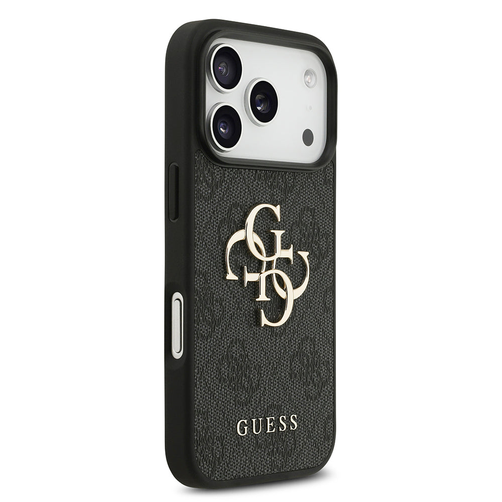 Capa para Apple iPhone 18 Pro Max / 17 Pro Max, Guess, 4G Big Logo, Preta