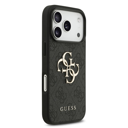 Capa para Apple iPhone 18 Pro Max / 17 Pro Max, Guess, 4G Big Logo, Preta