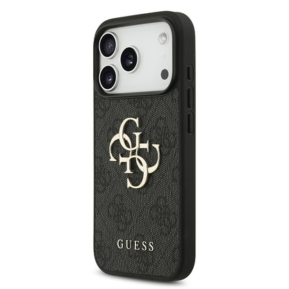 Capa para Apple iPhone 18 Pro Max / 17 Pro Max, Guess, 4G Big Logo, Preta