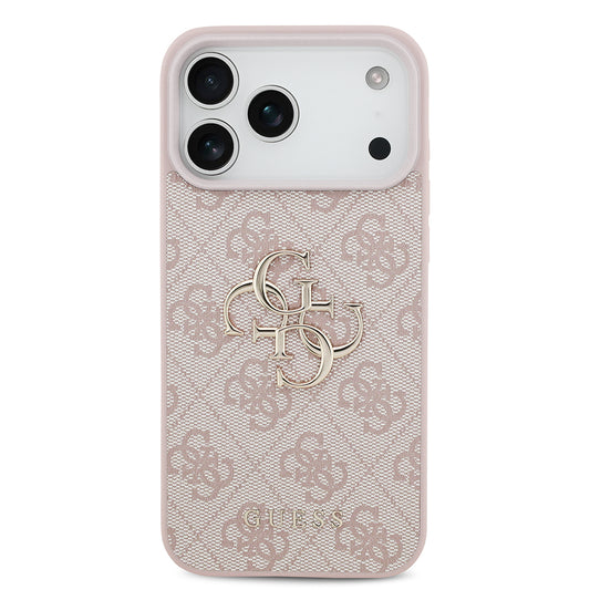Capa para Apple iPhone 18 Pro Max / 17 Pro Max, Guess, 4G Big Logo, Rosa