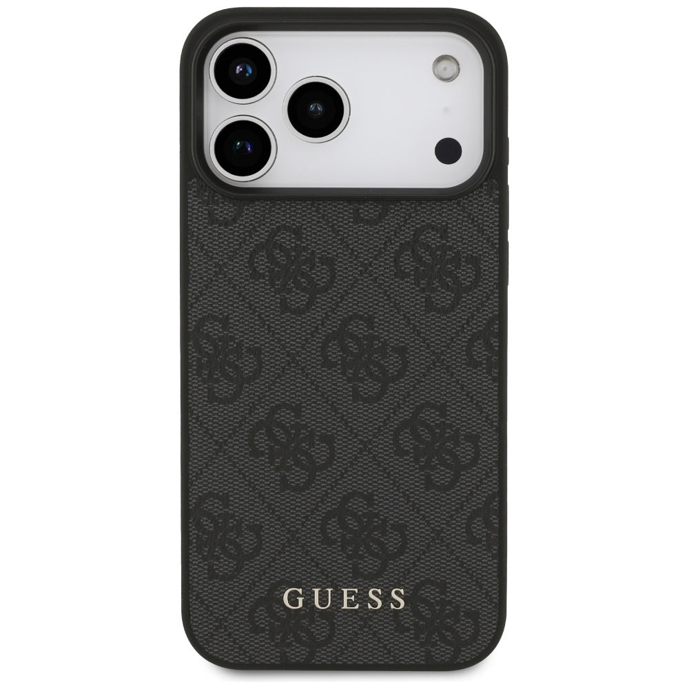 Capa para Apple iPhone 18 Pro Max / 17 Pro Max, Guess, 4G Classic Logo, Preta