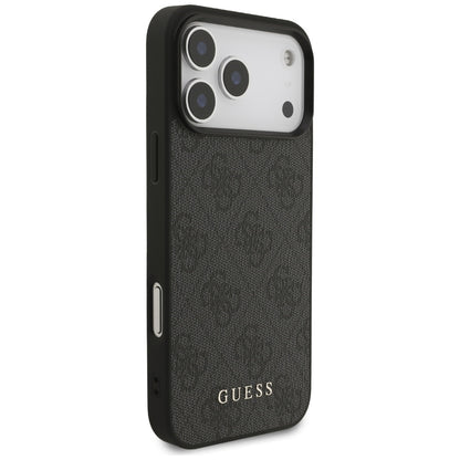 Capa para Apple iPhone 18 Pro Max / 17 Pro Max, Guess, 4G Classic Logo, Preta