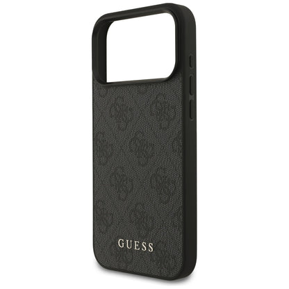 Capa para Apple iPhone 18 Pro Max / 17 Pro Max, Guess, 4G Classic Logo, Preta