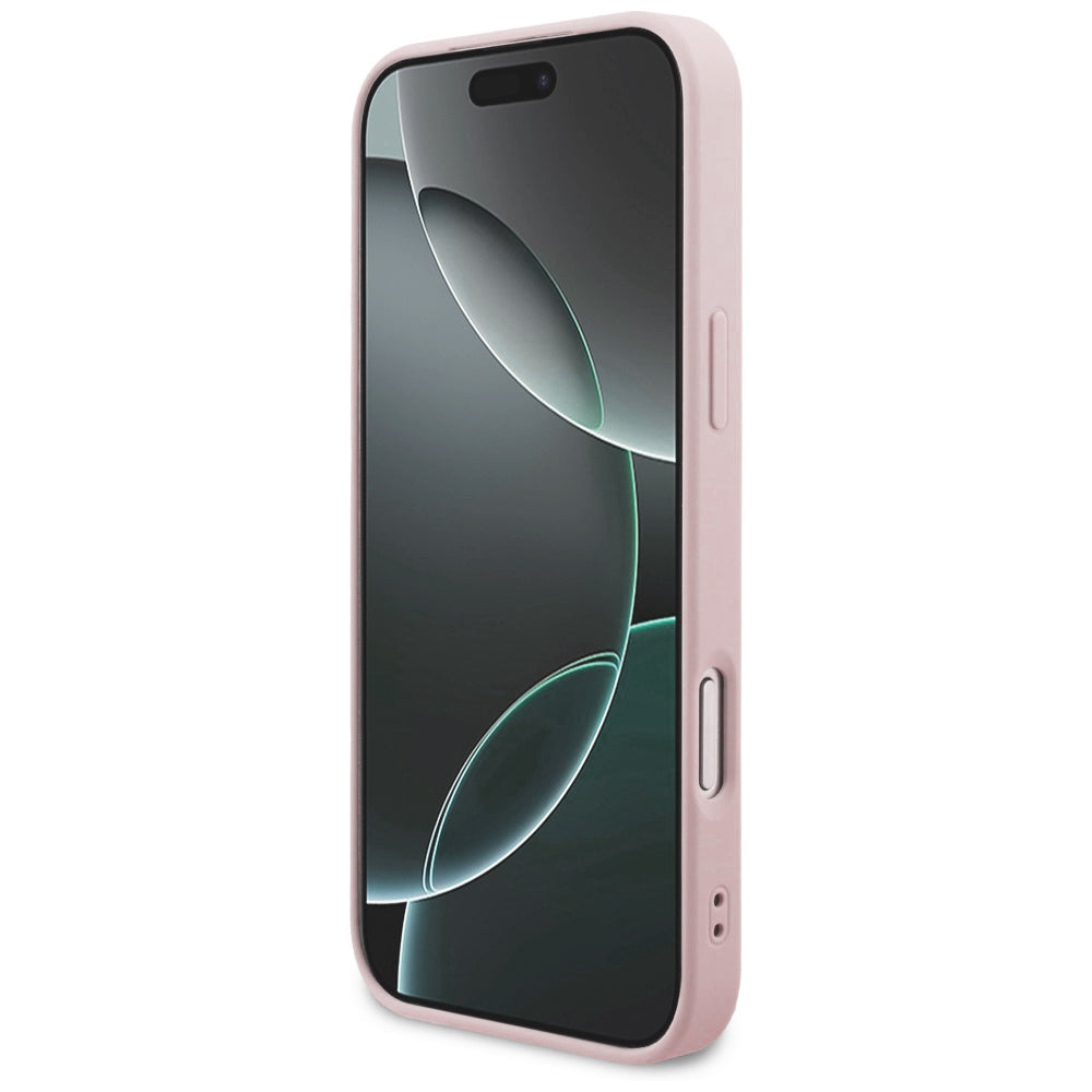 Capa para Apple iPhone 18 Pro Max / 17 Pro Max, Guess, 4G Classic Logo, Rosa