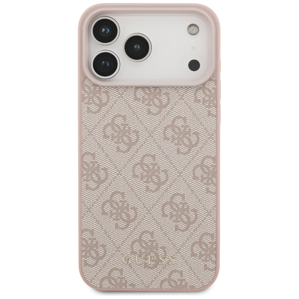 Capa para Apple iPhone 18 Pro Max / 17 Pro Max, Guess, 4G Classic Logo, Rosa