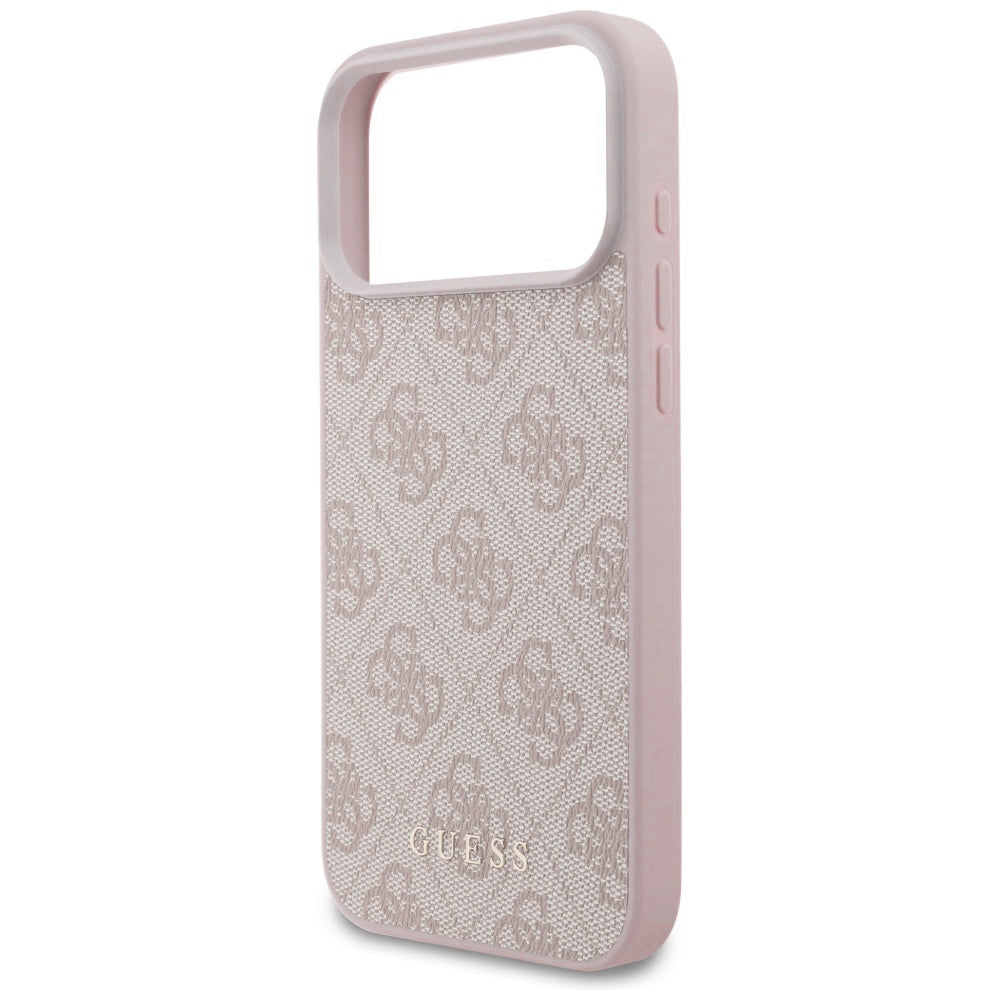 Capa para Apple iPhone 18 Pro Max / 17 Pro Max, Guess, 4G Classic Logo, Rosa