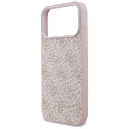 Capa para Apple iPhone 18 Pro Max / 17 Pro Max, Guess, 4G Classic Logo, Rosa