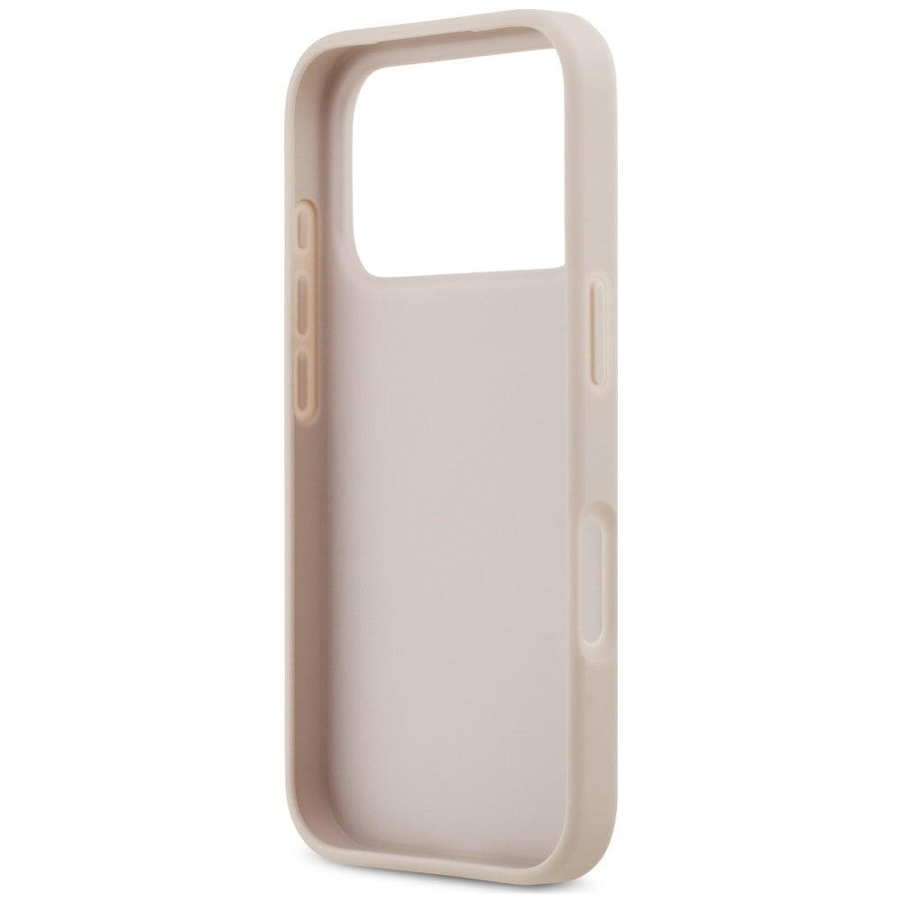 Capa para Apple iPhone 18 Pro Max / 17 Pro Max, Guess, 4G Double Card Triangle, Rosa