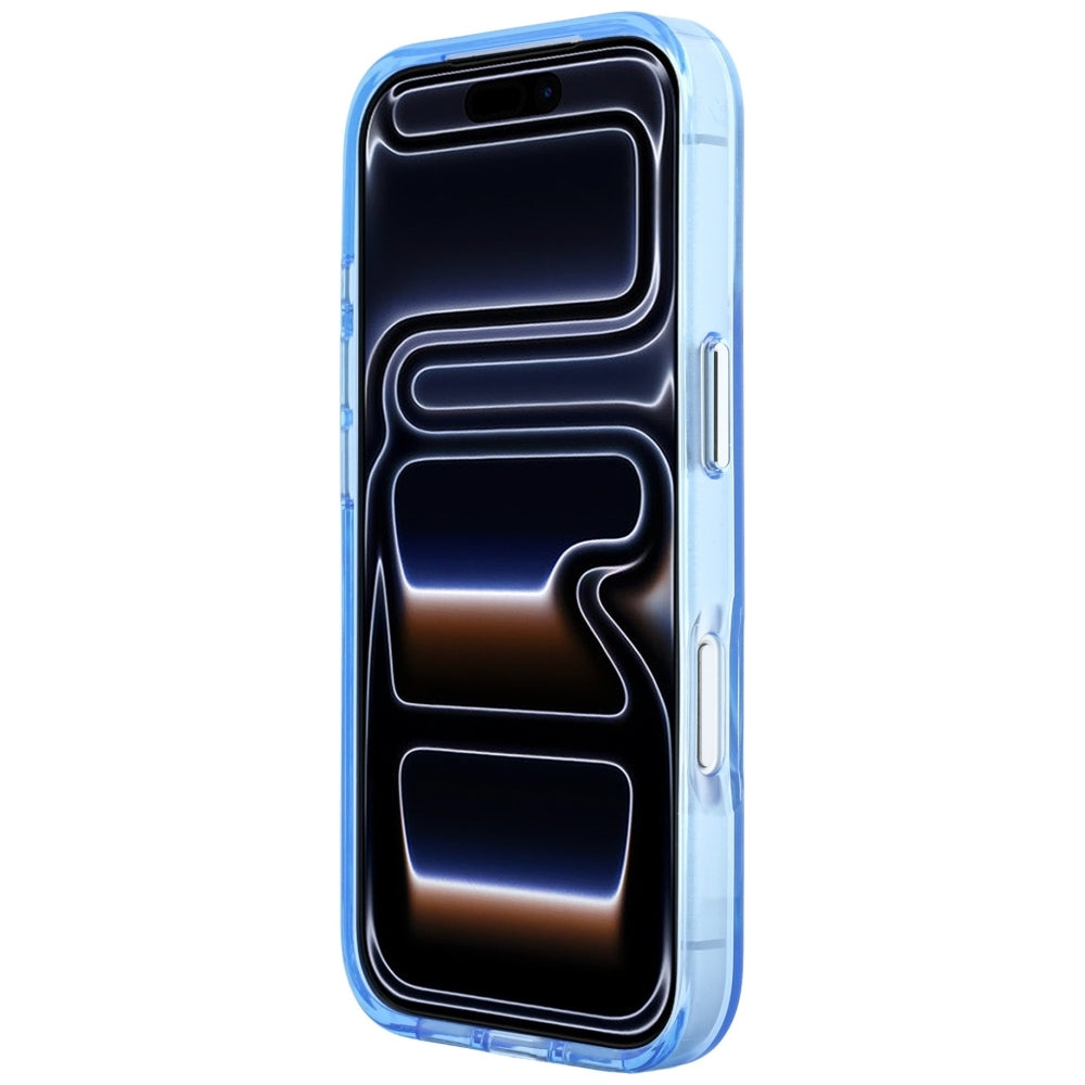 Capa para Apple iPhone 18 Pro Max / 17 Pro Max, Karl Lagerfeld, IML Big Signature Resin Logo Metal Frame, Azul