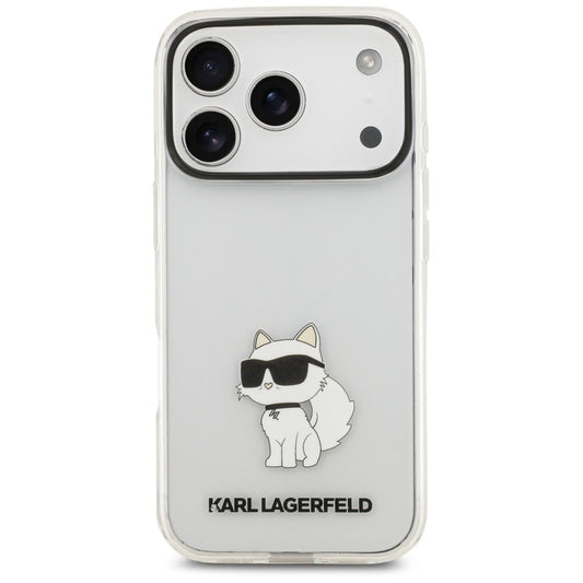 Capa para Apple iPhone 18 Pro Max / 17 Pro Max, Karl Lagerfeld, IML Choupette NFT, Transparente