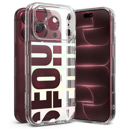 Capa para Apple iPhone 18 Pro Max / 17 Pro Max, Ringke, Fusion Seoul, Vinho