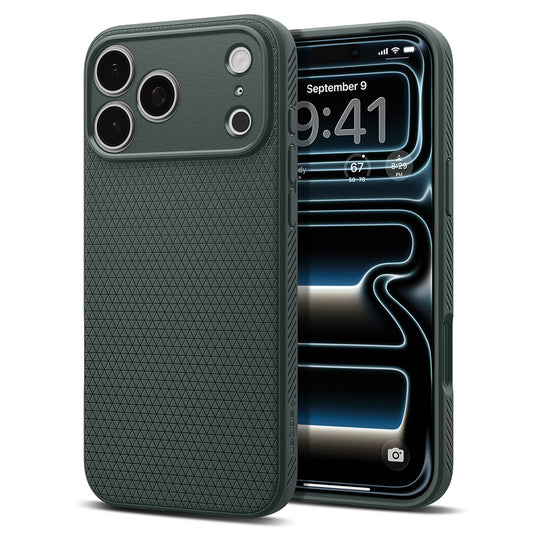 Capa para Apple iPhone 18 Pro Max / 17 Pro Max, Spigen, Liquid Air, Verde ACS12113