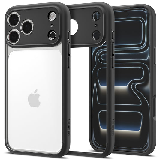 Capa para Apple iPhone 18 Pro Max / 17 Pro Max, Spigen, Ultra Hybrid, Preto Fosco ACS12117