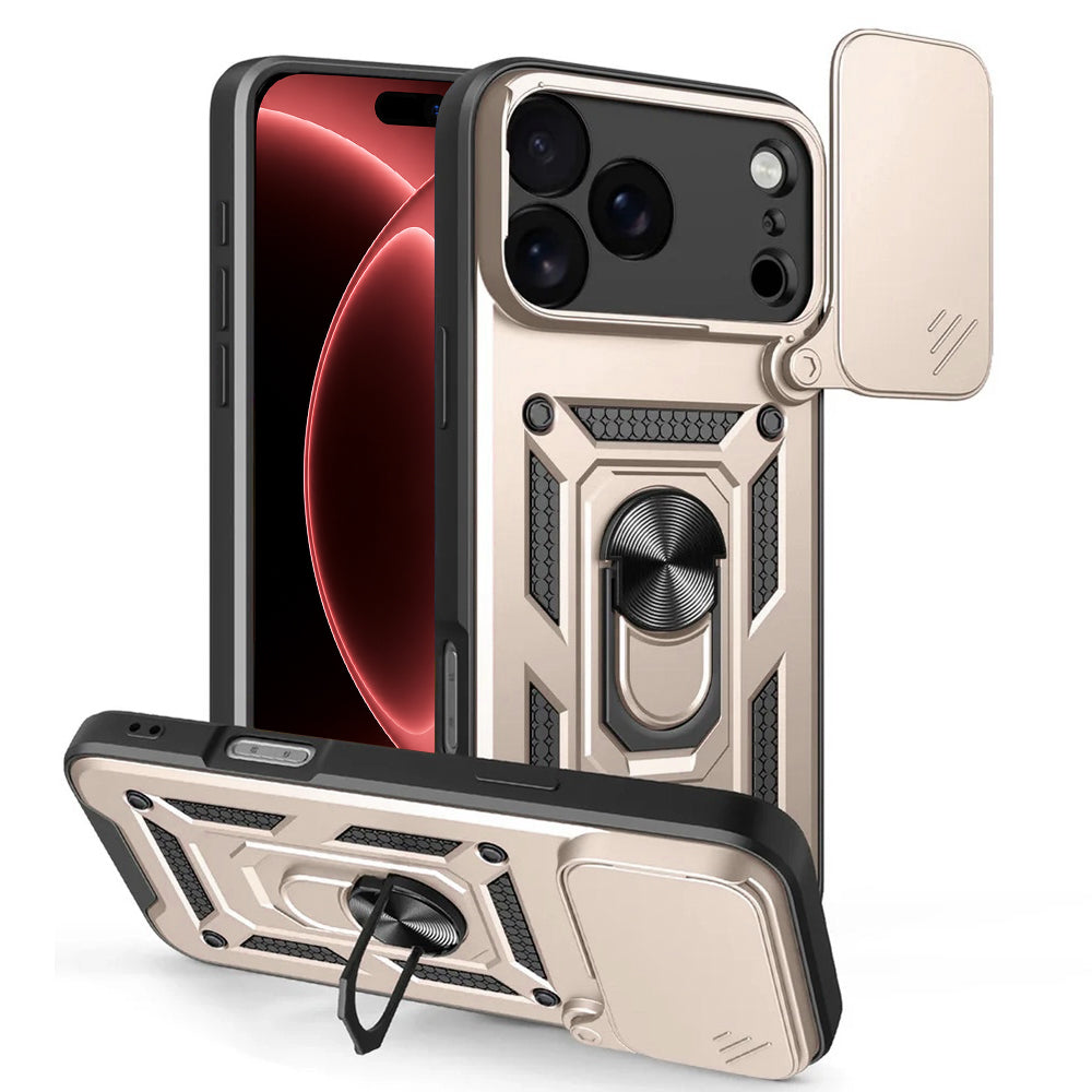 Capa para Apple iPhone 18 Pro Max / 17 Pro Max, Techsuit, CamShield, Dourada