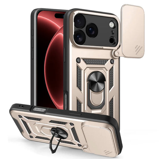 Capa para Apple iPhone 18 Pro Max / 17 Pro Max, Techsuit, CamShield, Dourada