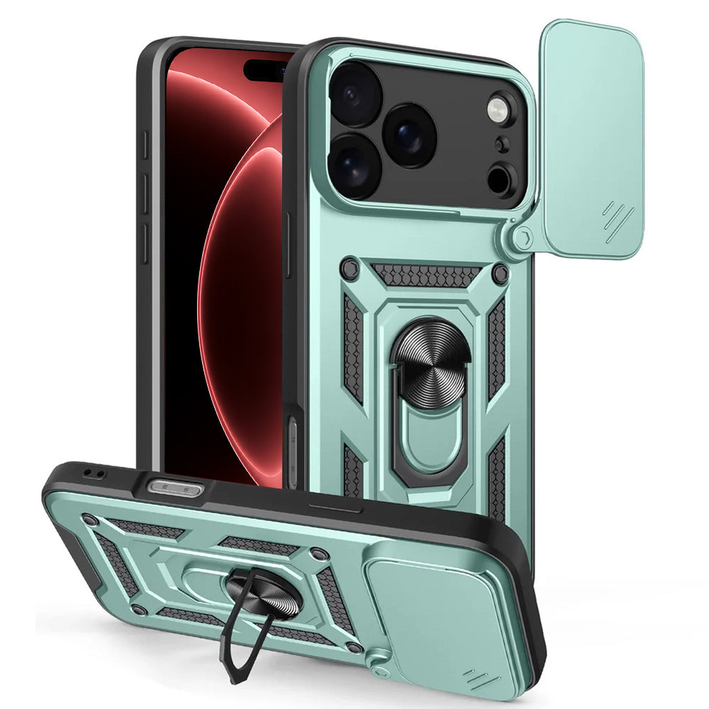 Capa para Apple iPhone 18 Pro Max / 17 Pro Max, Techsuit, CamShield, Verde
