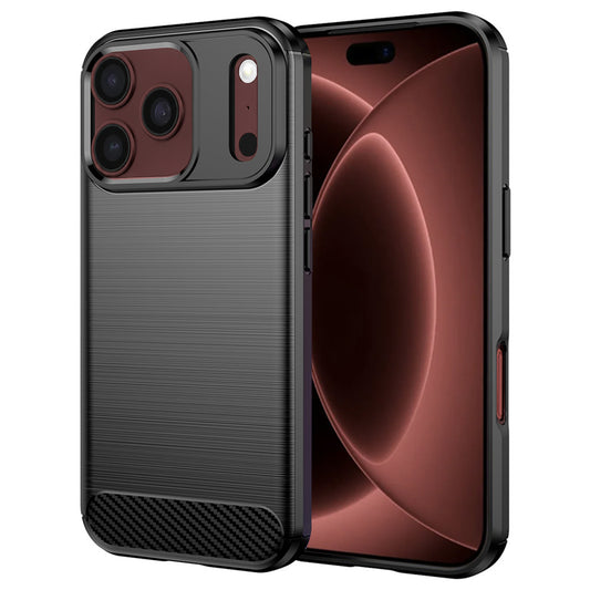 Capa para Apple iPhone 18 Pro Max / 17 Pro Max, Techsuit, Carbono, Preta