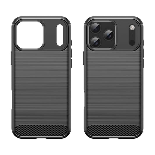 Capa para Apple iPhone 18 Pro Max / 17 Pro Max, Techsuit, Carbono, Preta