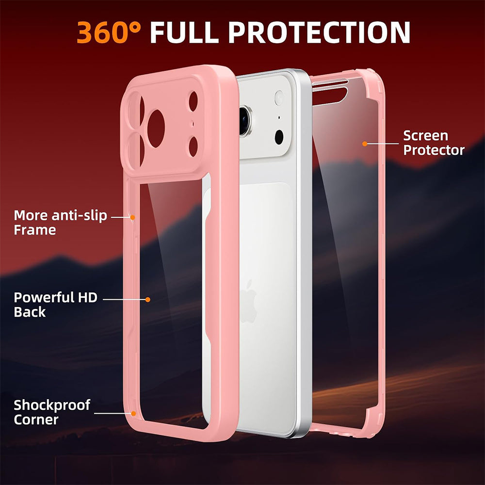 Capa para Apple iPhone 18 Pro Max / 17 Pro Max, Techsuit, ColorVerse 360, Rosa