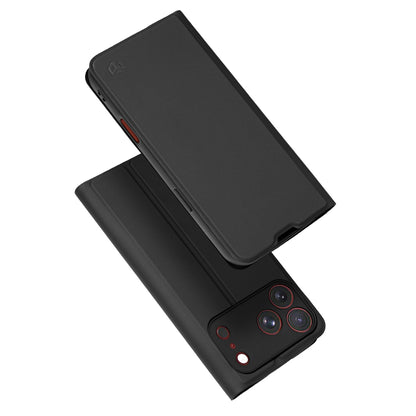 Capa para Apple iPhone 18 Pro Max / 17 Pro Max, Techsuit, Magskin Book, Preta