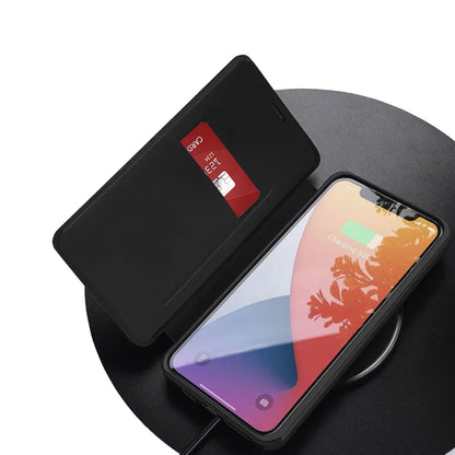 Capa para Apple iPhone 18 Pro Max / 17 Pro Max, Techsuit, Magskin Book, Preta