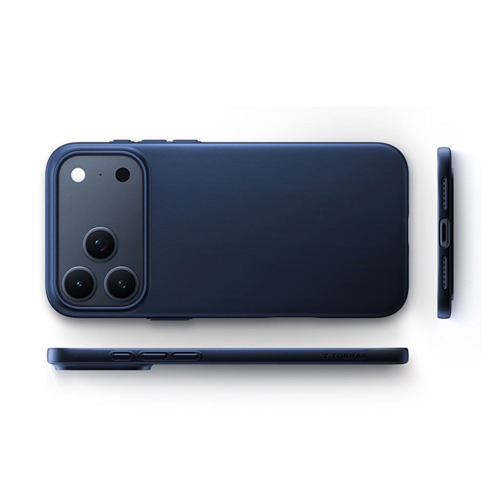 Capa MagSafe para Apple iPhone 18 Pro Max / 17 Pro Max, Torras, OriginFit, Azul Escuro