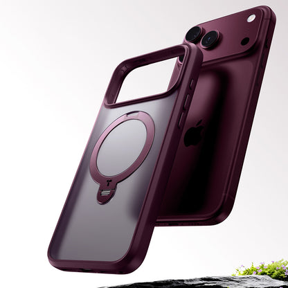 Capa MagSafe para Apple iPhone 18 Pro Max / 17 Pro Max, Torras, Ostand Spin, Roxo