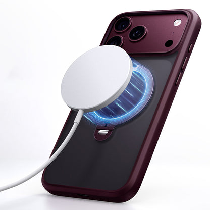 Capa MagSafe para Apple iPhone 18 Pro Max / 17 Pro Max, Torras, Ostand Spin, Roxo