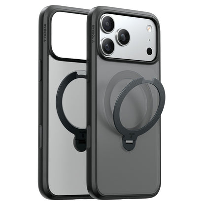 Capa MagSafe para Apple iPhone 18 Pro Max / 17 Pro Max, Torras, Ostand Spin, Preta