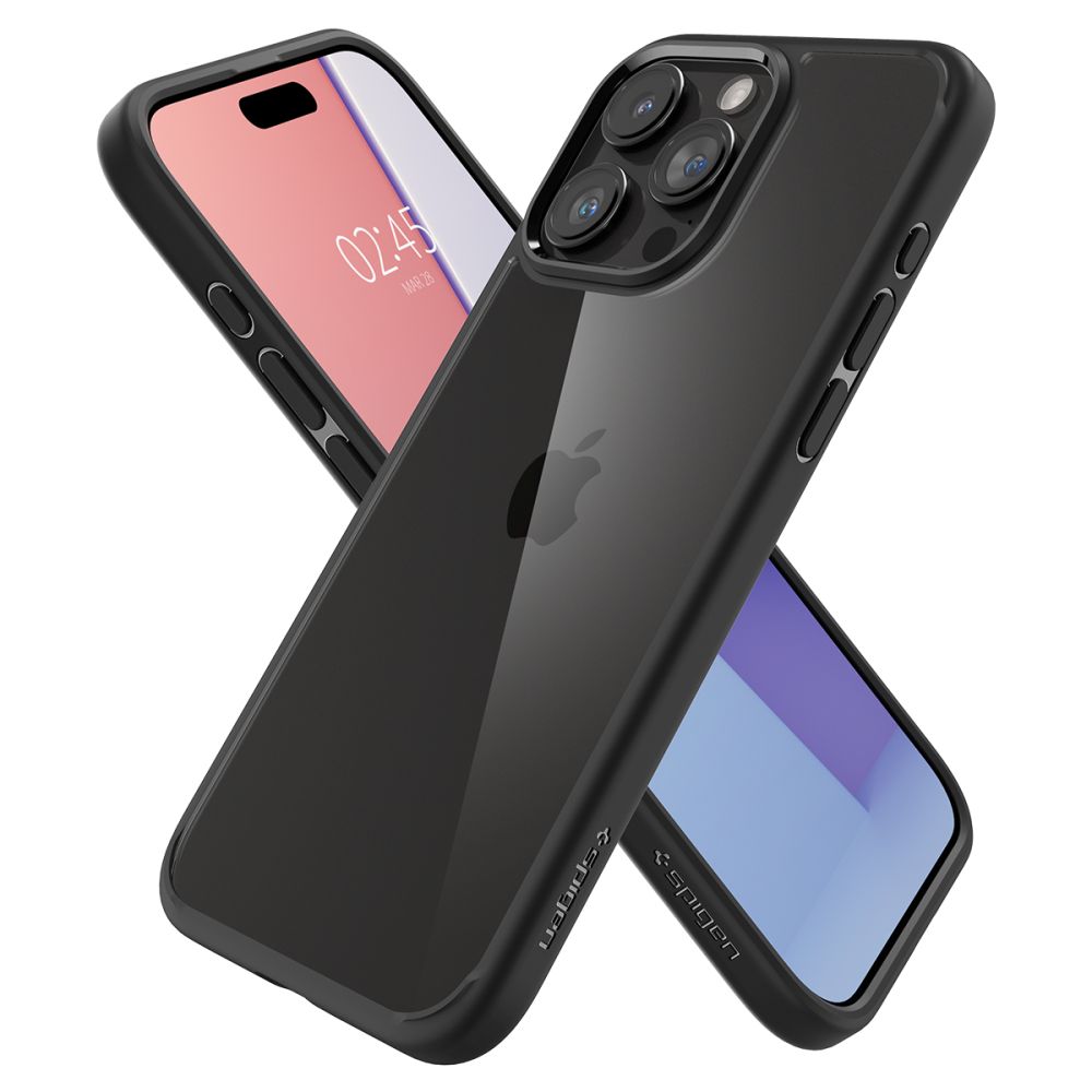 Capa para Apple iPhone 15 Pro Max, Spigen, Ultra Híbrida, Preta ACS06570 