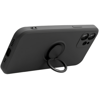 Capa para Apple iPhone 16 Pro, OEM, Anel de Silicone, Preta