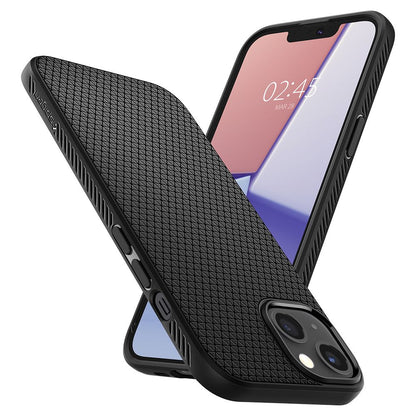 Capa para Apple iPhone 13, Spigen, Liquid Air, Preto 