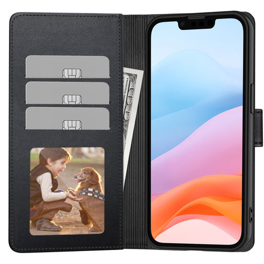 Husa pentru Apple iPhone 16e, Tech-Protect, Wallet, Neagra
