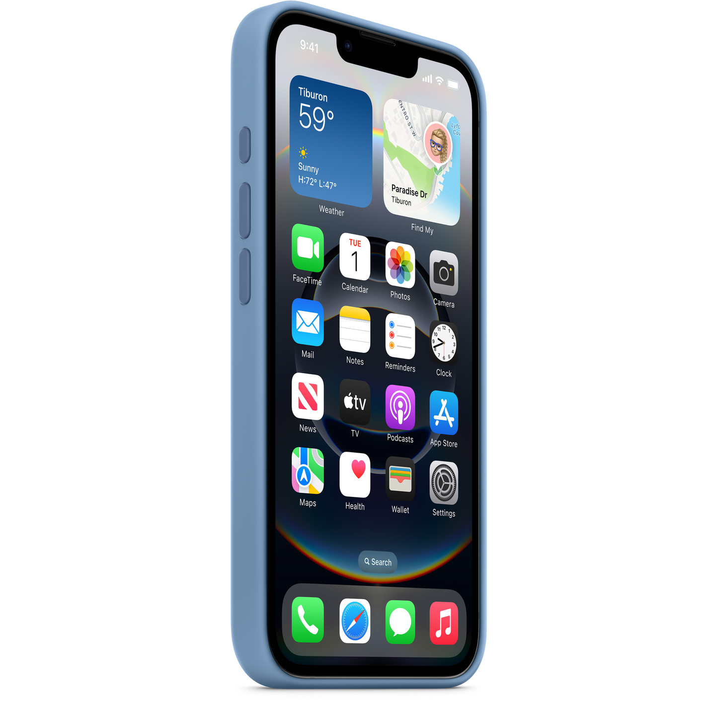 Capa para Apple iPhone 16e, Azul MD3Q4ZM/A