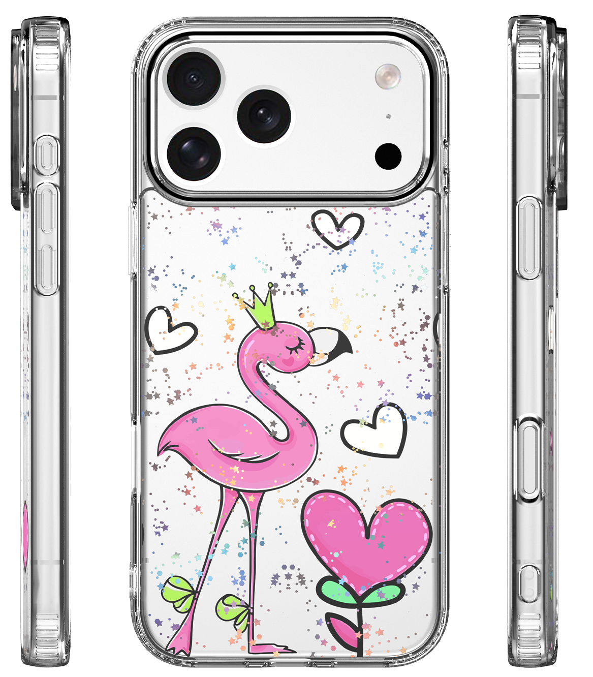 Capa para Apple iPhone 17 Pro Max, OEM, Ultra Trendy Love 2, Multicolor