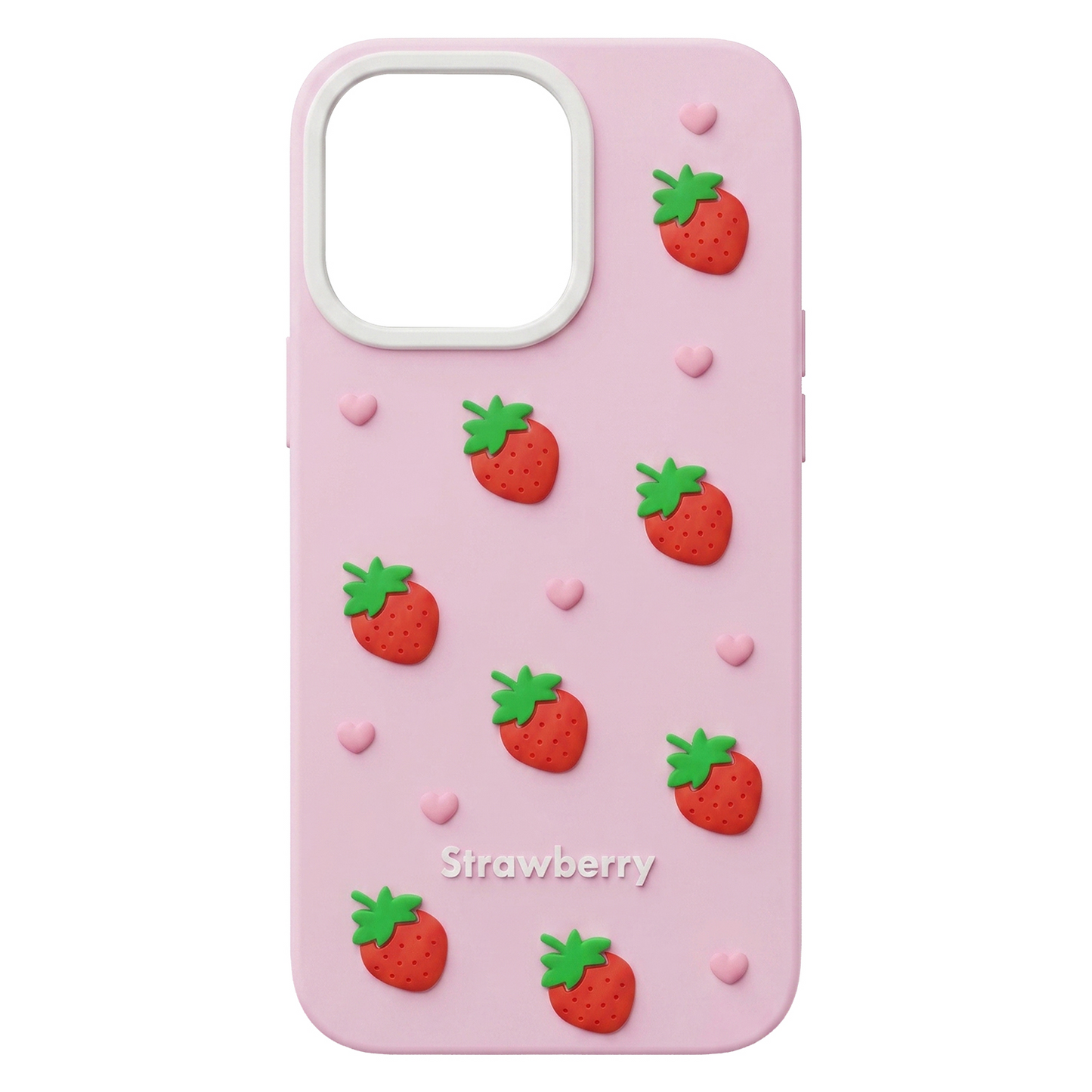 Capa para Apple iPhone 15 / 14 / 13, OEM, Morango, Rosa