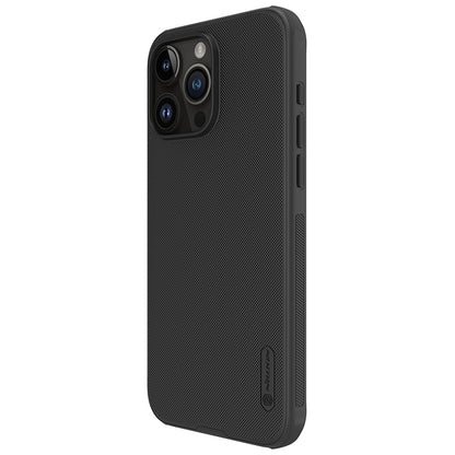 Capa para Apple iPhone 15 Pro Max, Nillkin, Super Frosted Shield Pro, Preto