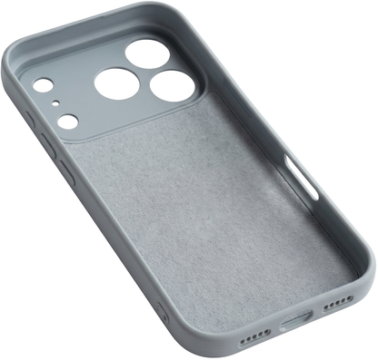 Capa para Apple iPhone 17 Pro, OEM, Silicone, Cinzento