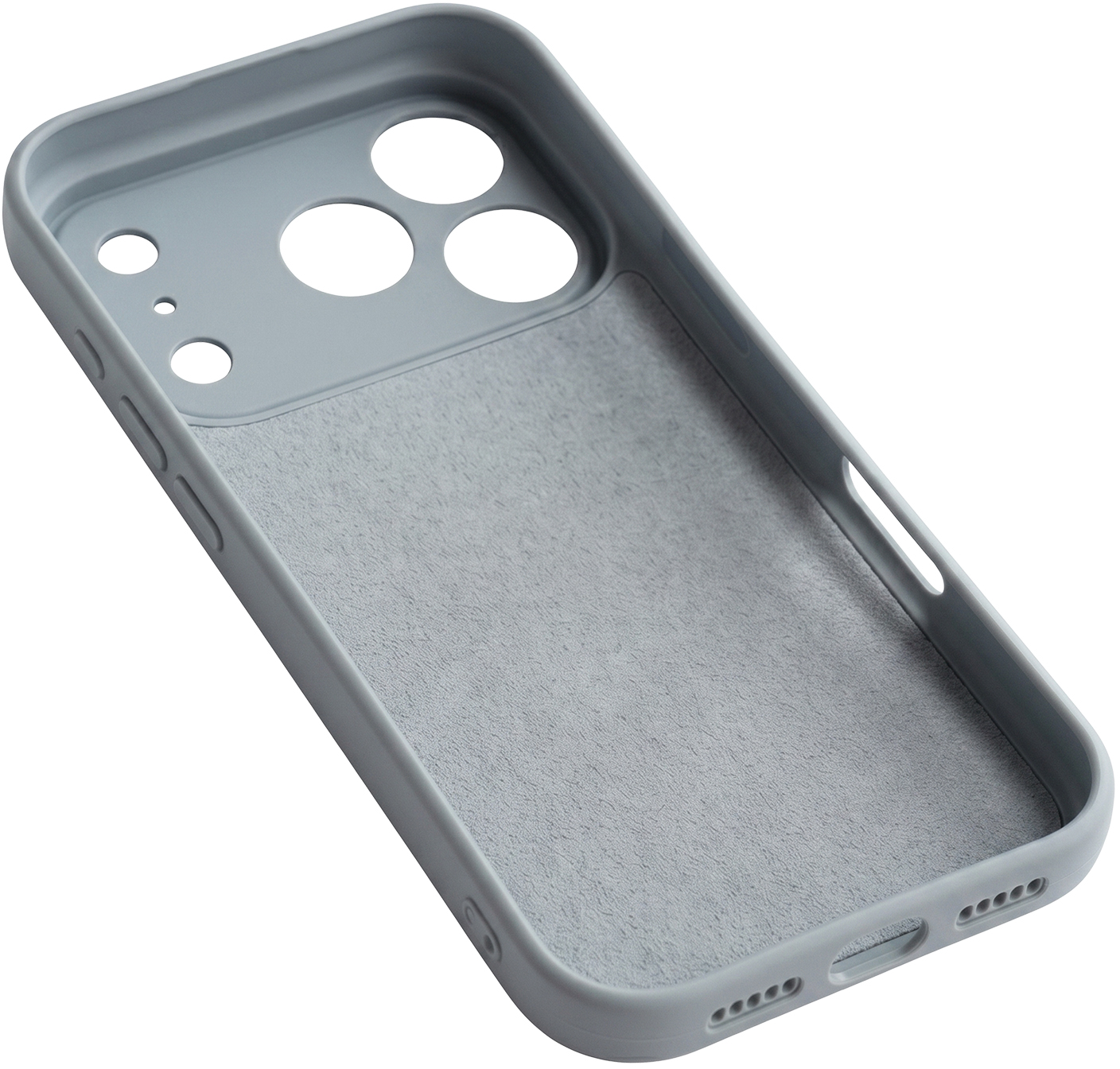 Capa para Apple iPhone 17 Pro Max, OEM, Silicone, Cinzento