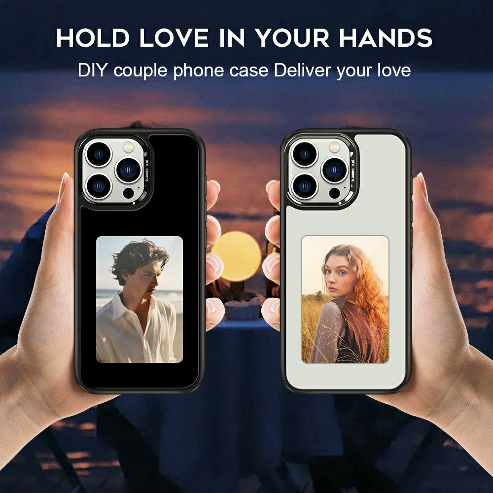 Capa para Apple iPhone 16 Pro, OEM, Ecrã Personalizado E-Ink (4 polegadas), Branco