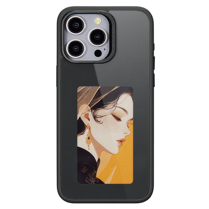 Case for Apple iPhone 14 Pro, OEM, Customized E-Ink Display, Black