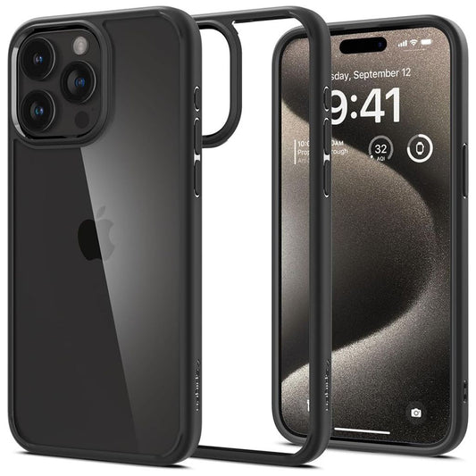 Capa para Apple iPhone 15 Pro, Spigen, Ultra Híbrida, Preta ACS06713