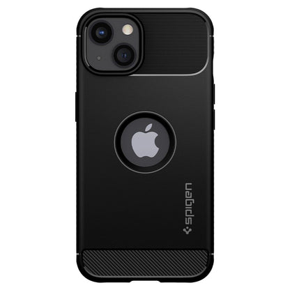 Capa para Apple iPhone 13, Spigen, Rugged Armor, Preta ACS03518