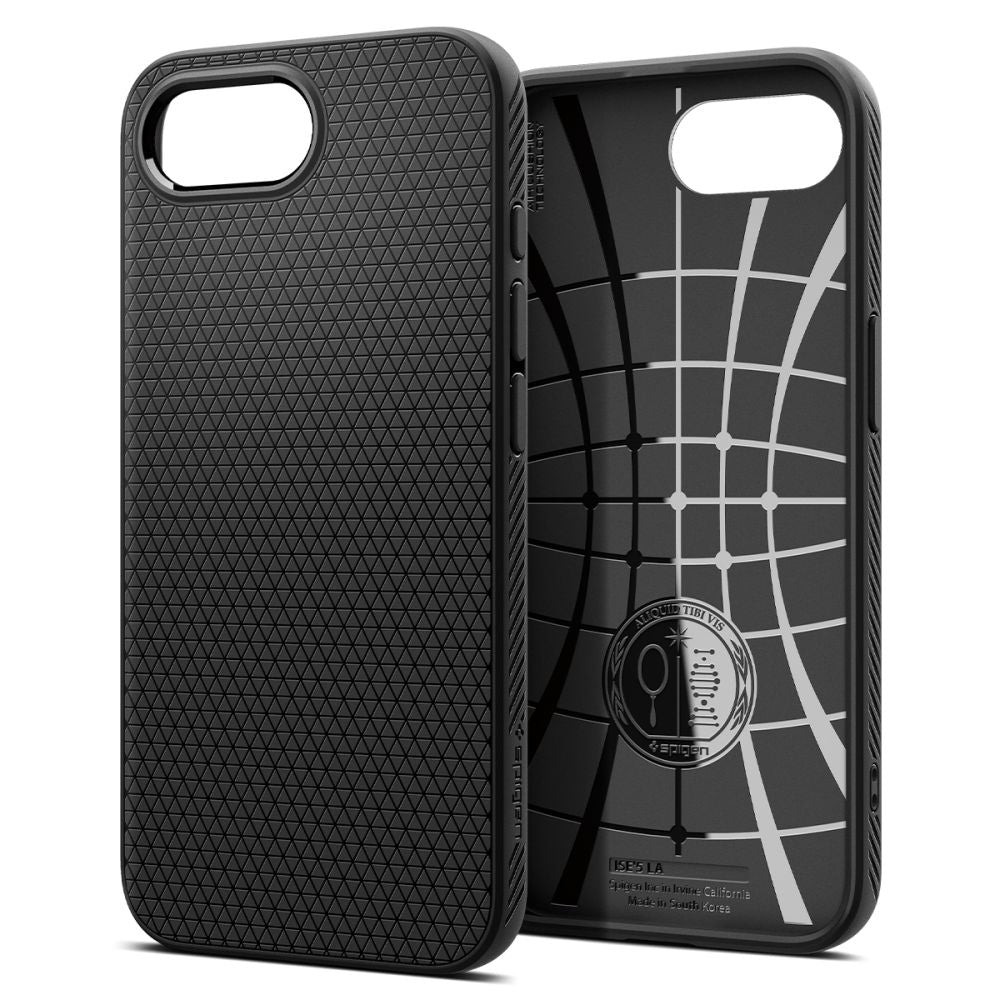 Capa para Apple iPhone 17e / 16e, Spigen, Liquid Air, Preta ACS09161