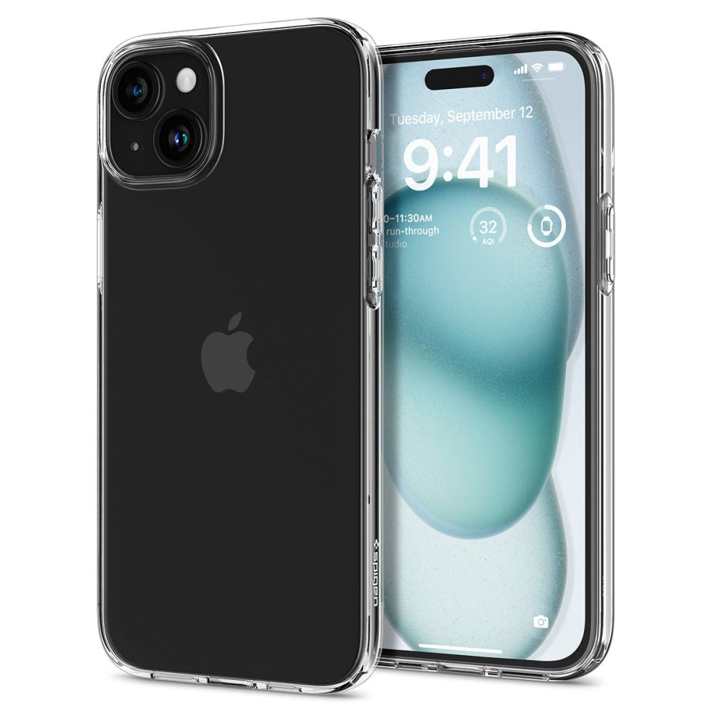 Capa para Apple iPhone 15, Spigen, Liquid Crystal, Transparente ACS06786